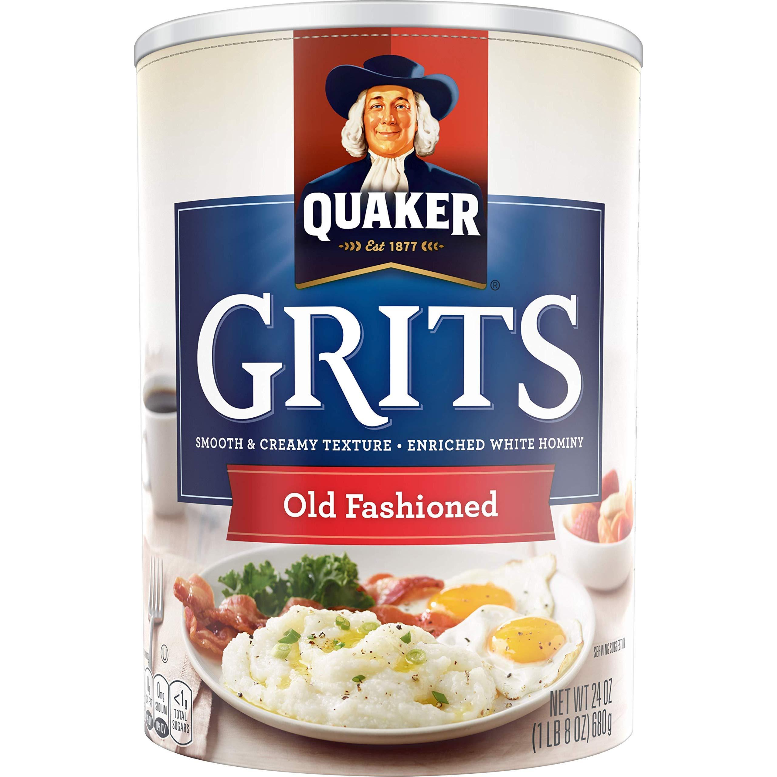 Quaker - Grits Quaker Old Fashioned Smooth & Creamy Grits, 24 oz - PACK OF 4