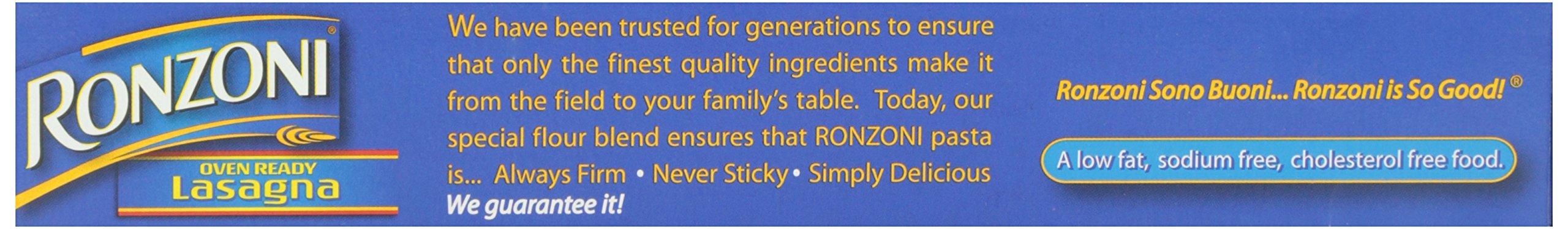Ronzoni Ronzoni Oven Ready Pasta, Lasagne, 8 oz