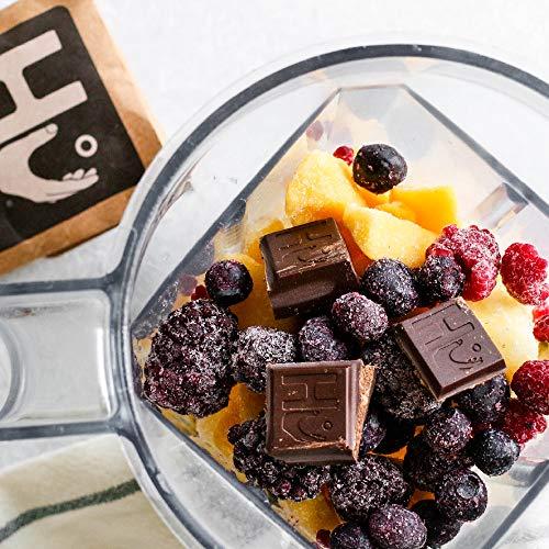 Hu Hu Chocolate Bars | 8 Pack Almond Butter Puffed Quinoa Chocolate | Natural Organic Vegan, Gluten Free, Paleo, Non GMO, Fair Trade Dark Chocolate | 2.1oz Each