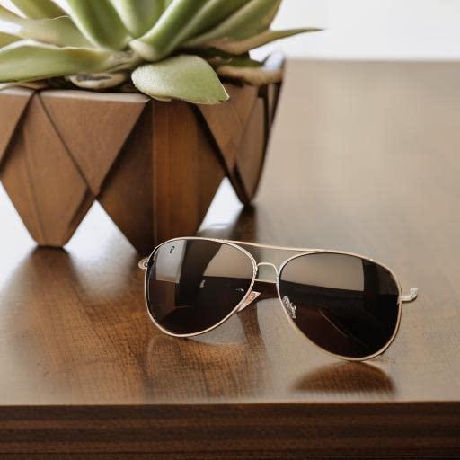 SomniLight Light Therapy SomniLight FL-41 Outdoor Light Sensitivity Glasses for Photophobia, Blue Light and Migraines (Aviator Style) Polarized