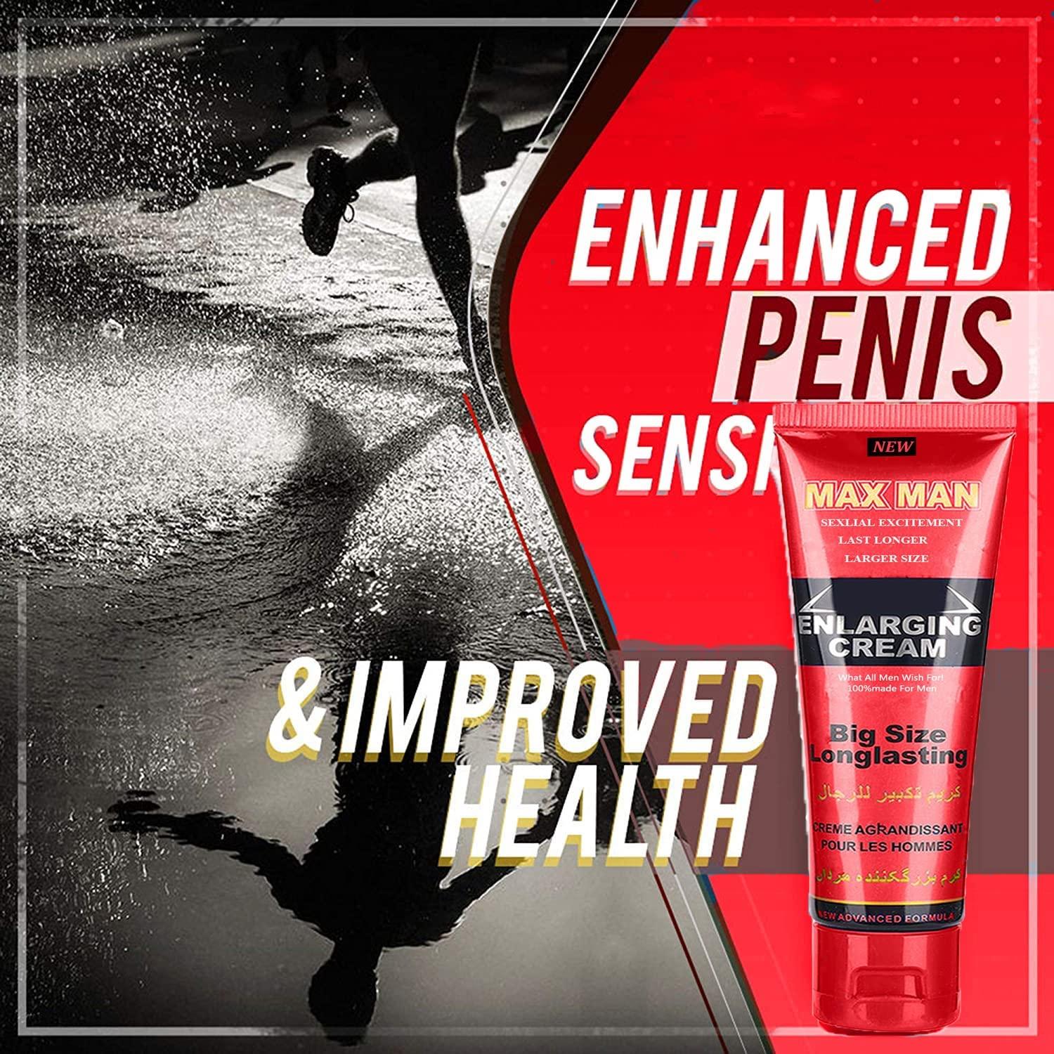 CANDIKE CANDIKE Enlargement Cream,Massage Cream Extender Cream Thicker Longer and Strong for Male 50ml Red 2.4 Ounce
