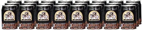 Mr. Brown Mr. Brown Black Coffee, 8.12 Ounce (Pack of 24)