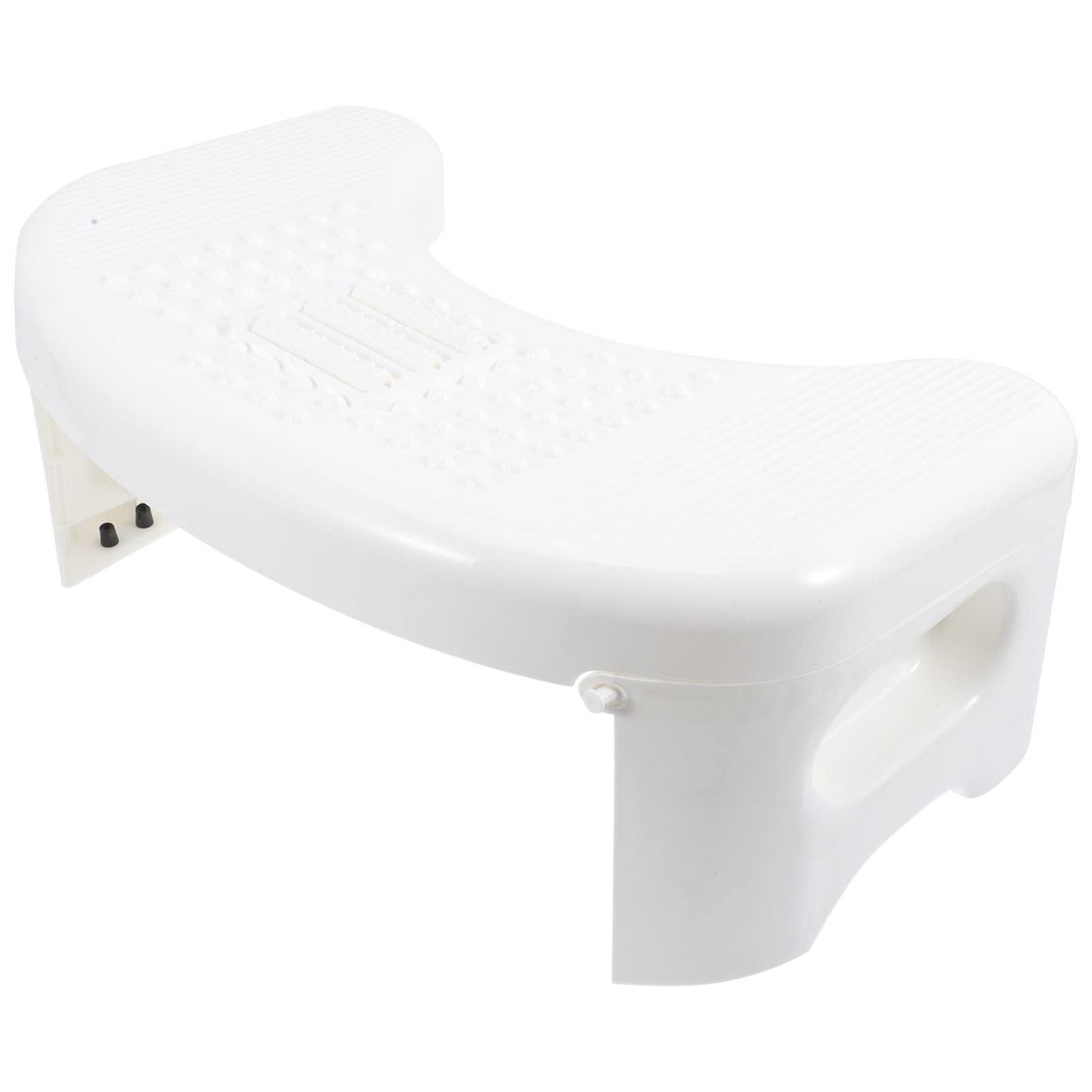 Toddmomy Toilet Stool Toilet Step for Adults Toilet Step Stool Bathroom Step Stool Step Stool for Adults Plastic Footstool Bathroom Footstool Toilet Stepping Stool Bathroom Stool Foot Stool