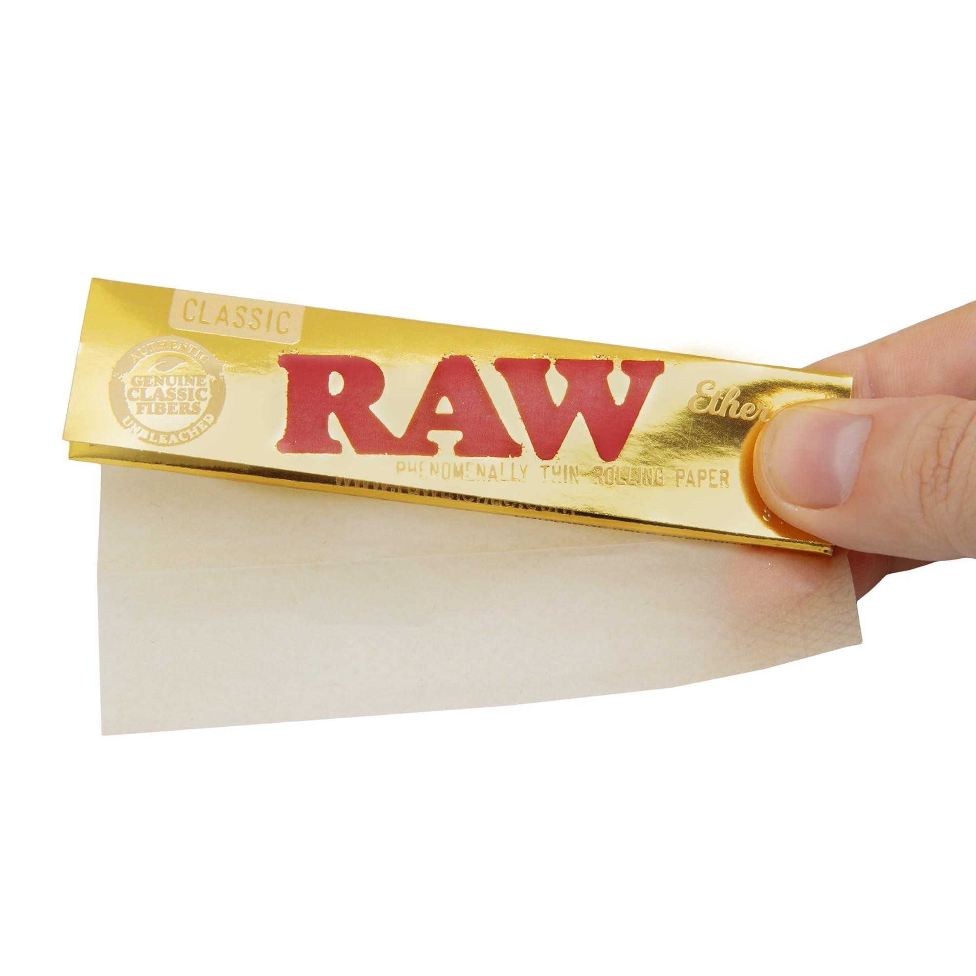 RAW RAW Ethereal King Size - 5 Pack - 32 Leaves Per Pack = 160 Leaves