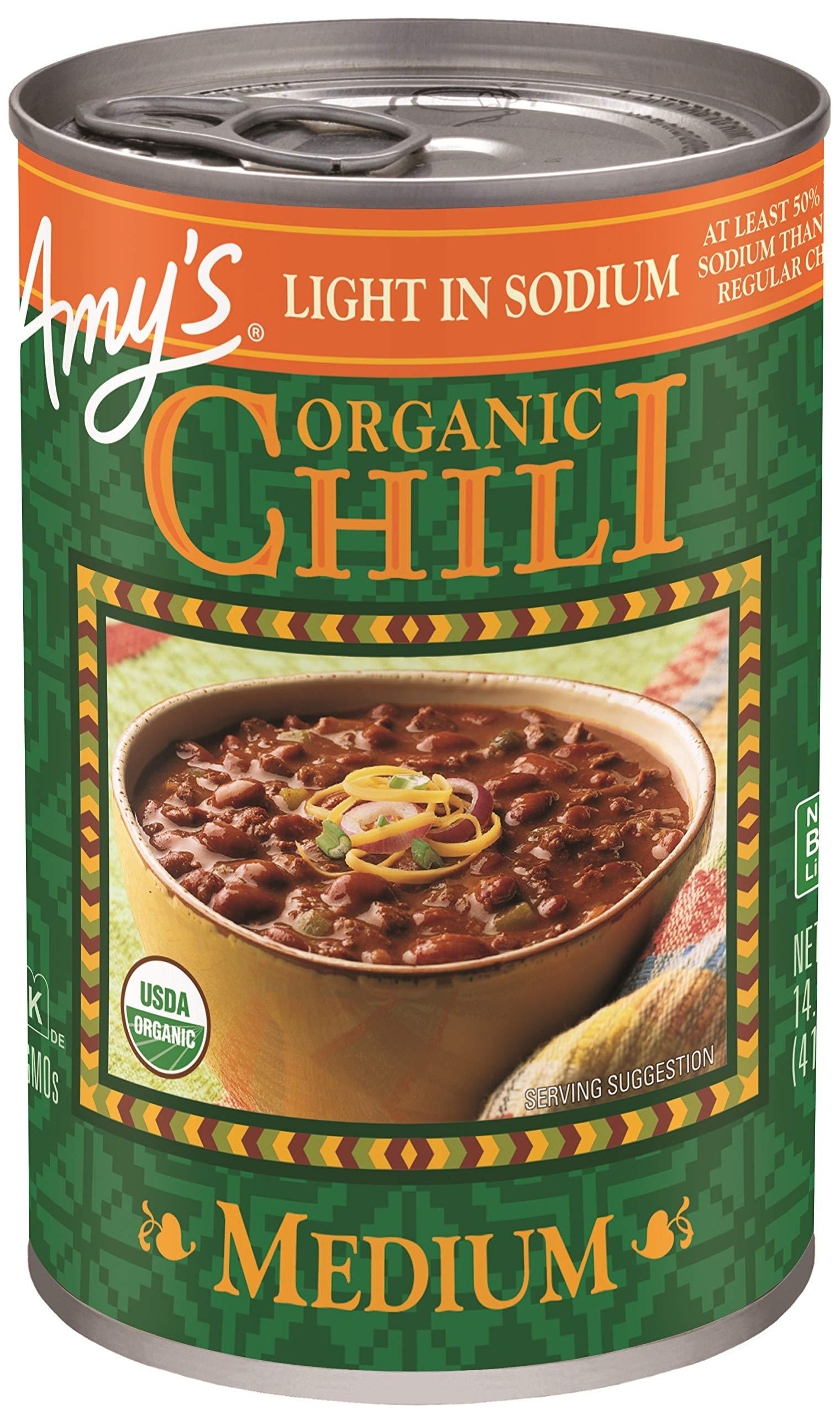 Amy's Amy's Chilis, Light in Sodium Organic Medium Chili, 14.7 Ounce