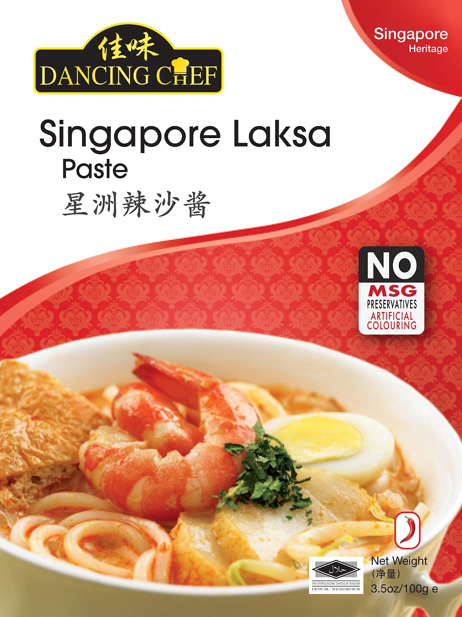 Dancing Chef Dancing Chef Singapore Laksa Paste Ready To Cook Sauce 100g (Pack of 2)
