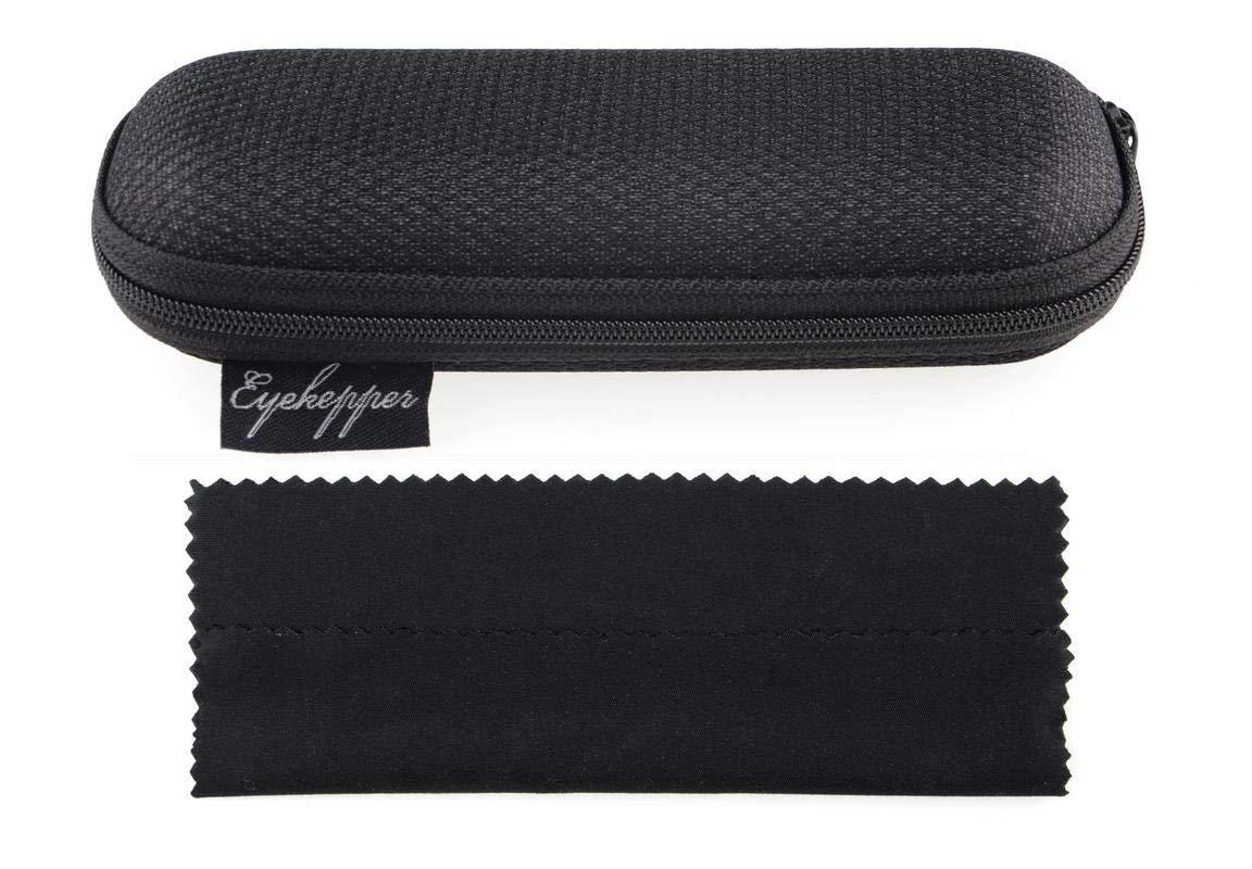 Eyekepper Eyekepper Blue Light Blocking Glasses with Yellow Filter Lens - Square Large Lens Computer Eyeglasses - Transparent