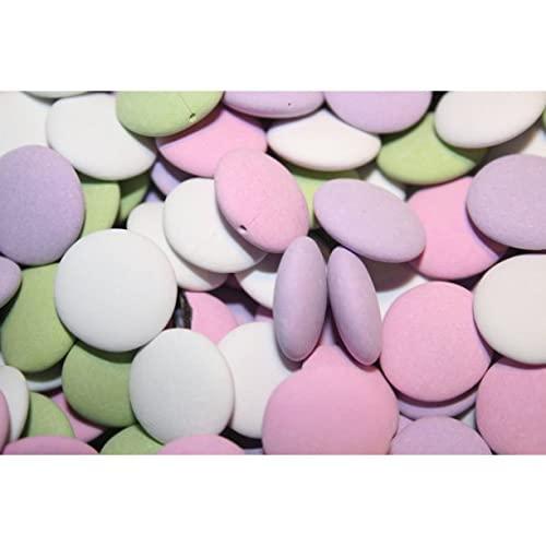 BAYSIDE CANDY Bayside Candy Mint Lentils - Mini Pastel Chocolate Mint Lentils - Pastel Dark Chocolate Mint Lentils (4LB)