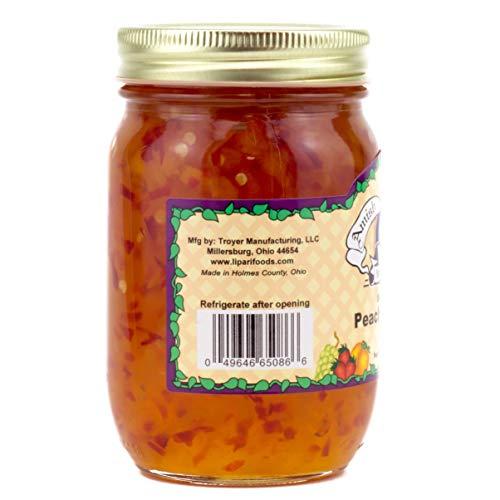Amish Wedding Amish Wedding Peach Jalapeno Jam 18oz (Pack of 2)