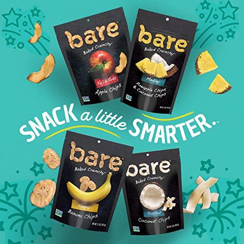 Bare Bare Baked Crunchy, Toasted Coconut, 2.7 Ounce (Pack of 6)