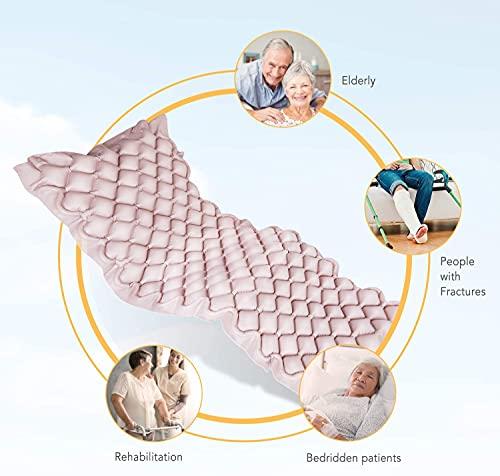 FIRST LOVE Alternating Pressure Mattress Medical Air Mattress with Inflatable Pad & Electric Pump System for Ulcer Bedsore Prevention and Pressure Sore Treatment-Fits Standard Hospital Beds, 79x35 in Pack of 1