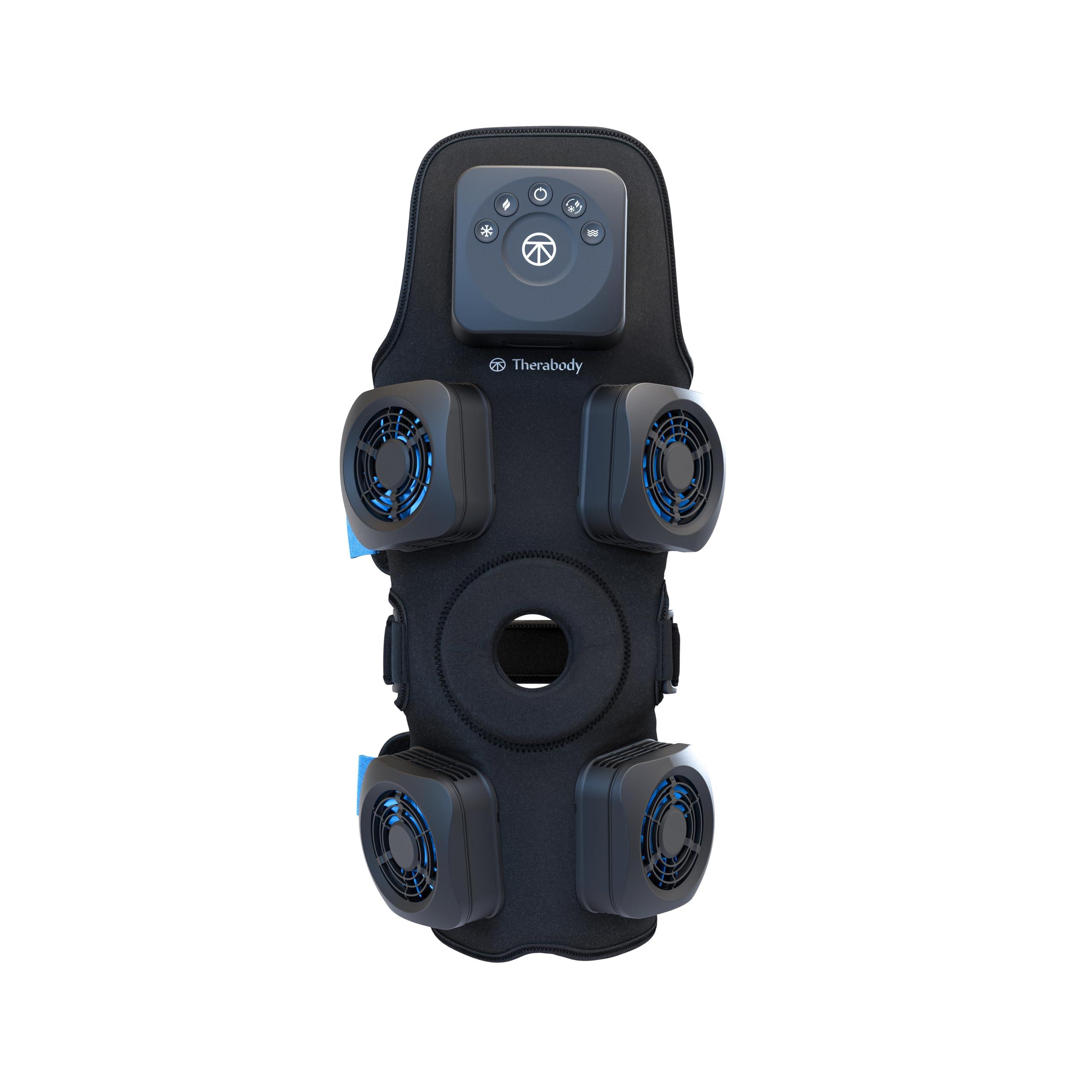 TheraGun TheraGun RecoveryTherm Knee - Contrast Therapy Wrap - Hot & Cold Vibration Wrap for Athletes - Advanced Contrast Therapy for Knee Pain Relief Wrap with Cryothermal Technology - One Size Fits All