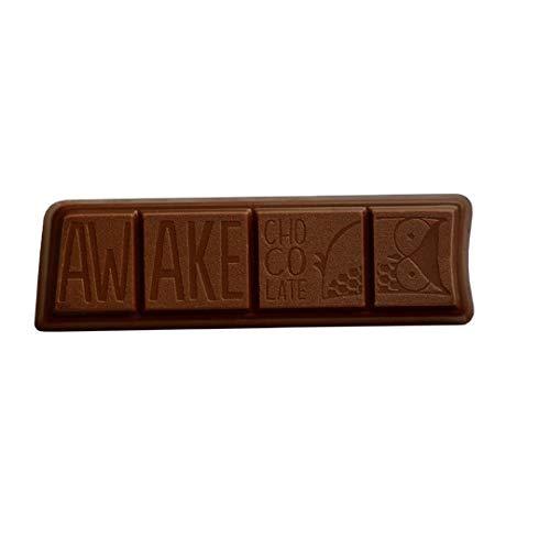 AWAKE Caffeinated Chocolate Awake Caffeinated Chocolate Energy Bar, Dark Chocolate, 72 Count