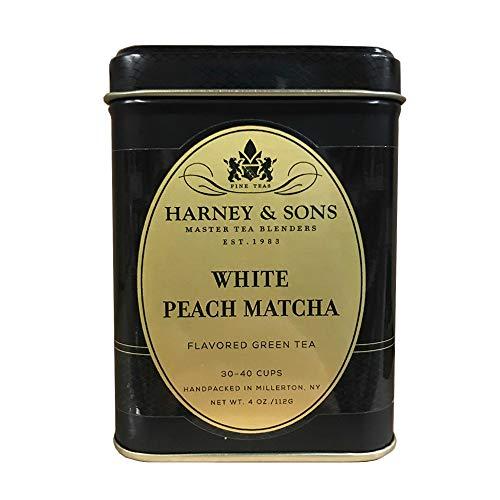 Harney & Sons Harney & Sons White Peach Matcha Tea, Loose 4 Ounce tin