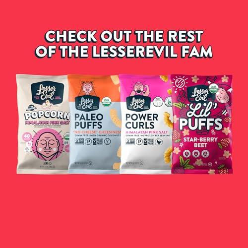 Lesserevil LesserEvil Outer Planet Pizza Space Balls, Premium Quality, Minimally Processed, No Vegetable Oil, 5 oz, Pack of 3