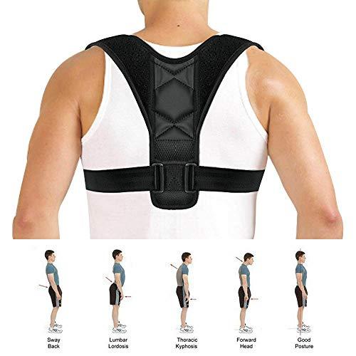 Scoteep Posture Corrector for Men and Women - Adjustable Back Brace - Back posture corrector for Clavicle Support and Providing Pain Relief