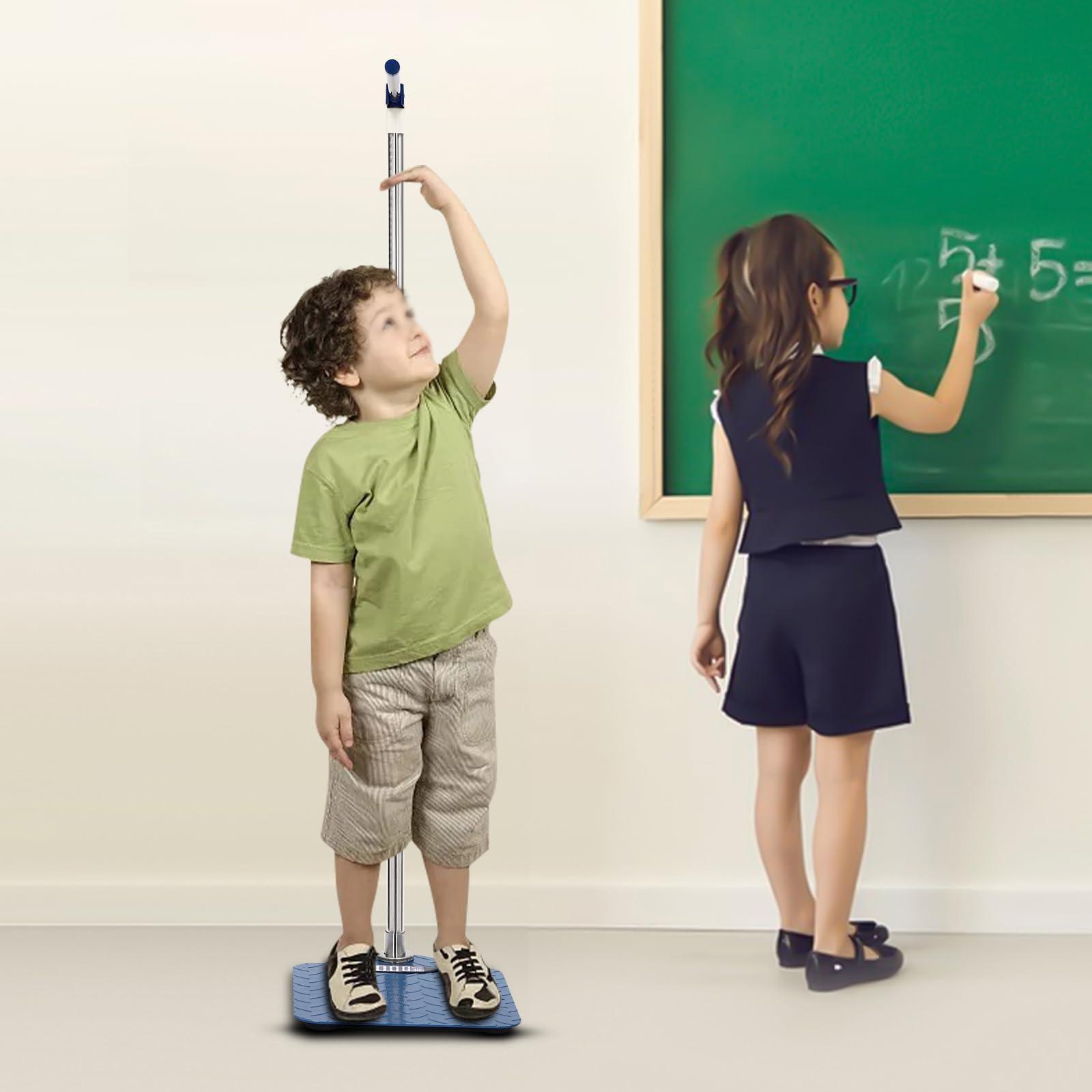 BILPIKOGoo Professional Digital Physicians Scale 330lbs/150kg Capacity Digital Weight Scale for Body Weight and Height Scale Range 70-190CM, Height and Weight Scale