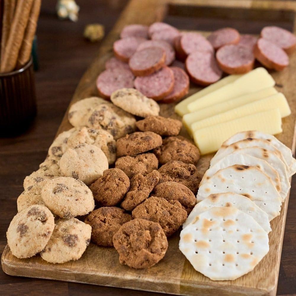 GourmetGiftBaskets.com Snack Gift Basket Premium of Meat, Cheese, Cookies, Chocolate and Popcorn by GourmetGiftBaskets.com