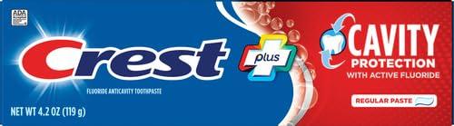 Crest Crest Cavity Protection Toothpaste, Regular Paste, 4.2 Oz