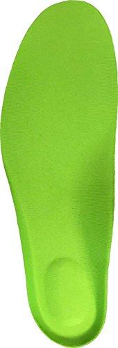 Pro-Safety Pro Safety Comfort Cushion Shoe Insoles for Men and Women – Green Insoles, 1 Pair, [13] Men