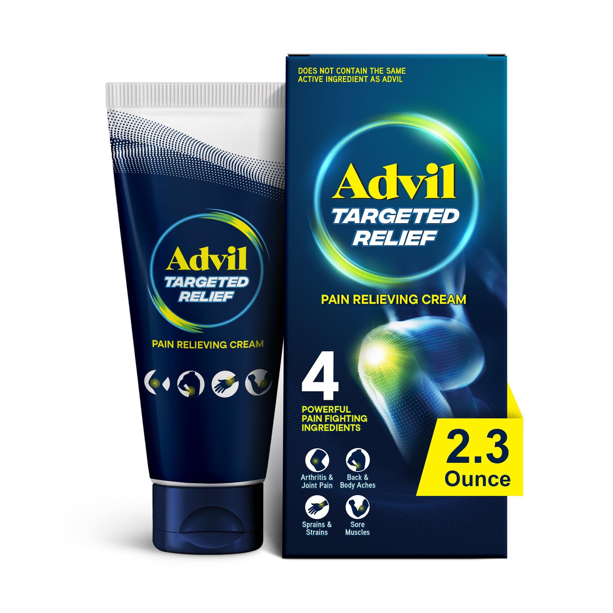 Advil Advil Targeted Relief Pain Relieving Cream, Up to 8 Hours of Powerful Relief of Minor Arthritis Pain, Joint Pain, Lower Back Pain and Muscle Pain - 2.3 oz