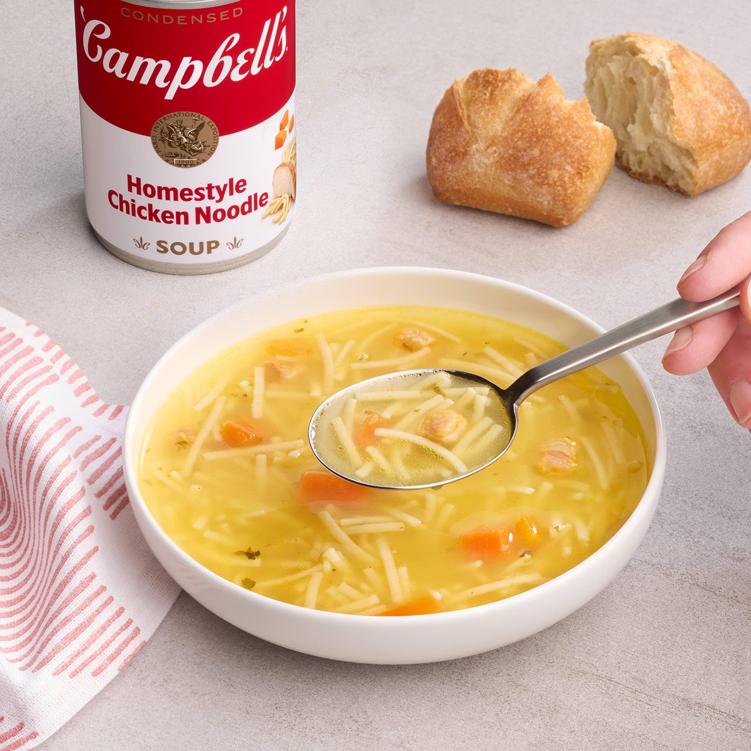 Campbell's Campbell’s Condensed Homestyle Chicken Noodle Soup, 10.5 Ounce Can (Pack of 4)