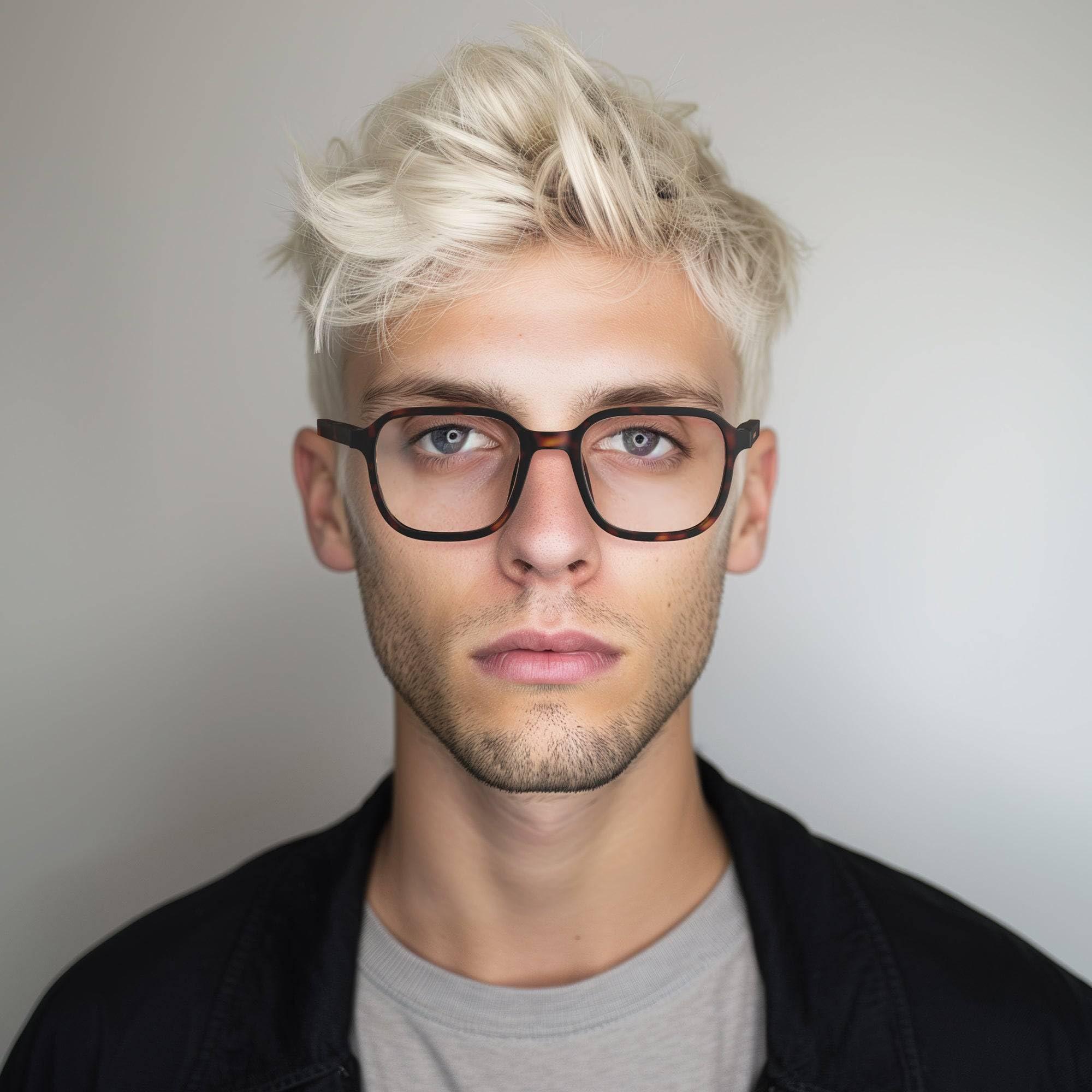 LONDON MOLE LONDON MOLE Eyewear | Hollywood Reading Glasses | Square Reading Glasses | Cool Readers | Stylish Reading Glasses | Unisex | Spring Hinges | Matt Tortoiseshell | magnification + 2.0