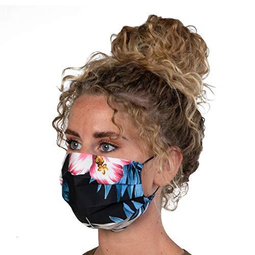 Medi+Sons Supply Medi+Sons Supply Washable 3 Layer Designer Women's Face Mask Covering, Designer Floral and Animal Patterns, 3 Pack