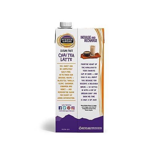 Oregon Chai Oregon Chai Sugar Free Chai Concentrate, 32 Fluid Ounce (Pack of 6)