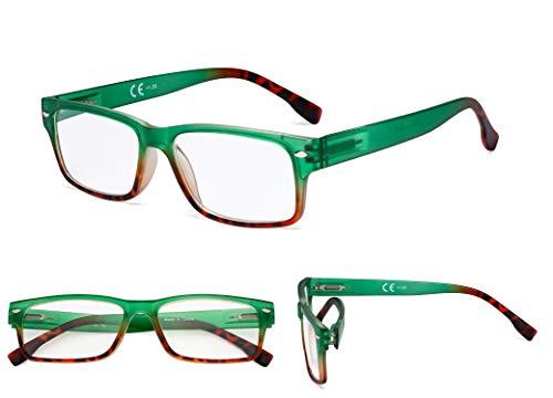 GUD GUD Ladies Reading Glasses 4 Pairs Fashion Reader Eyeglasses for Women (Multicoloured,+2.00)