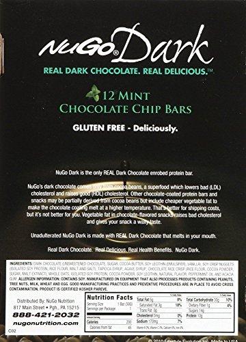 NuGo NuGo Dark Mint Chocolate Chip (12 Bars)