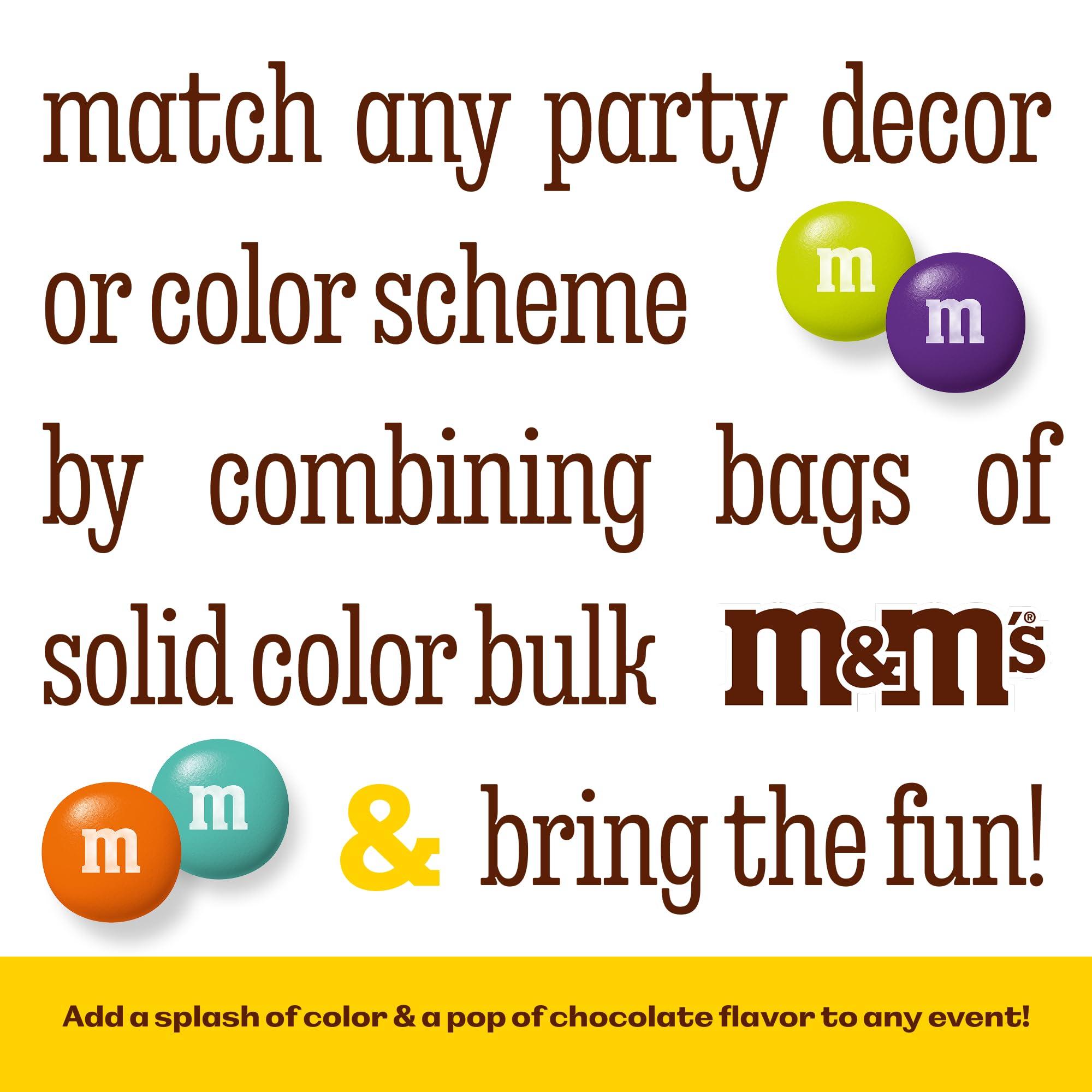 MY M&M'S MY M&M\'S Electric Green Milk Chocolate Candy, 5lbs, Bar