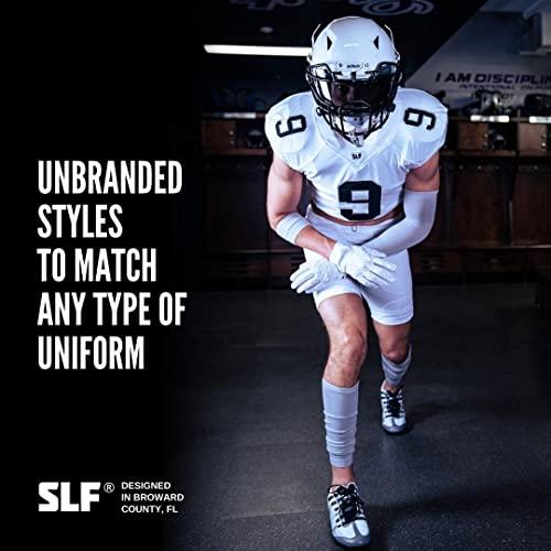 SLEEFS SLEEFS Calf Compression Leg Sleeves - Football Leg Sleeves for Youth Athletes - Shin Splint Support (Gray)