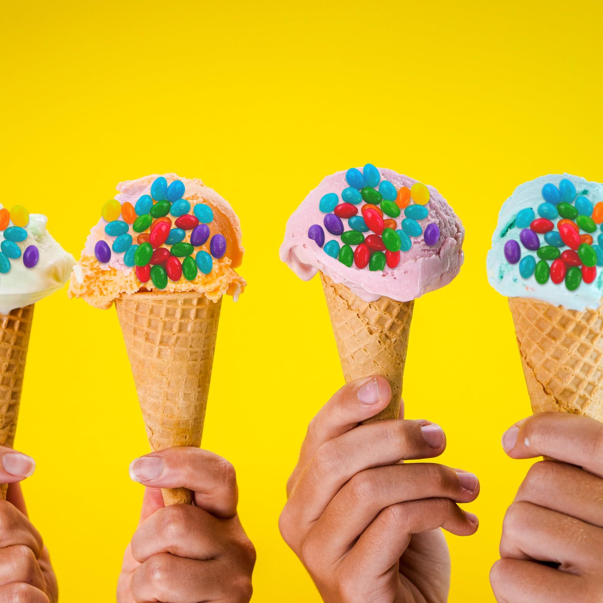 Needzo BULK Froot Loops Jelly Beans Large Bags, 2024 Summer Candy, Cereal Flavored 12 Ounces Each, (Pack of 2)