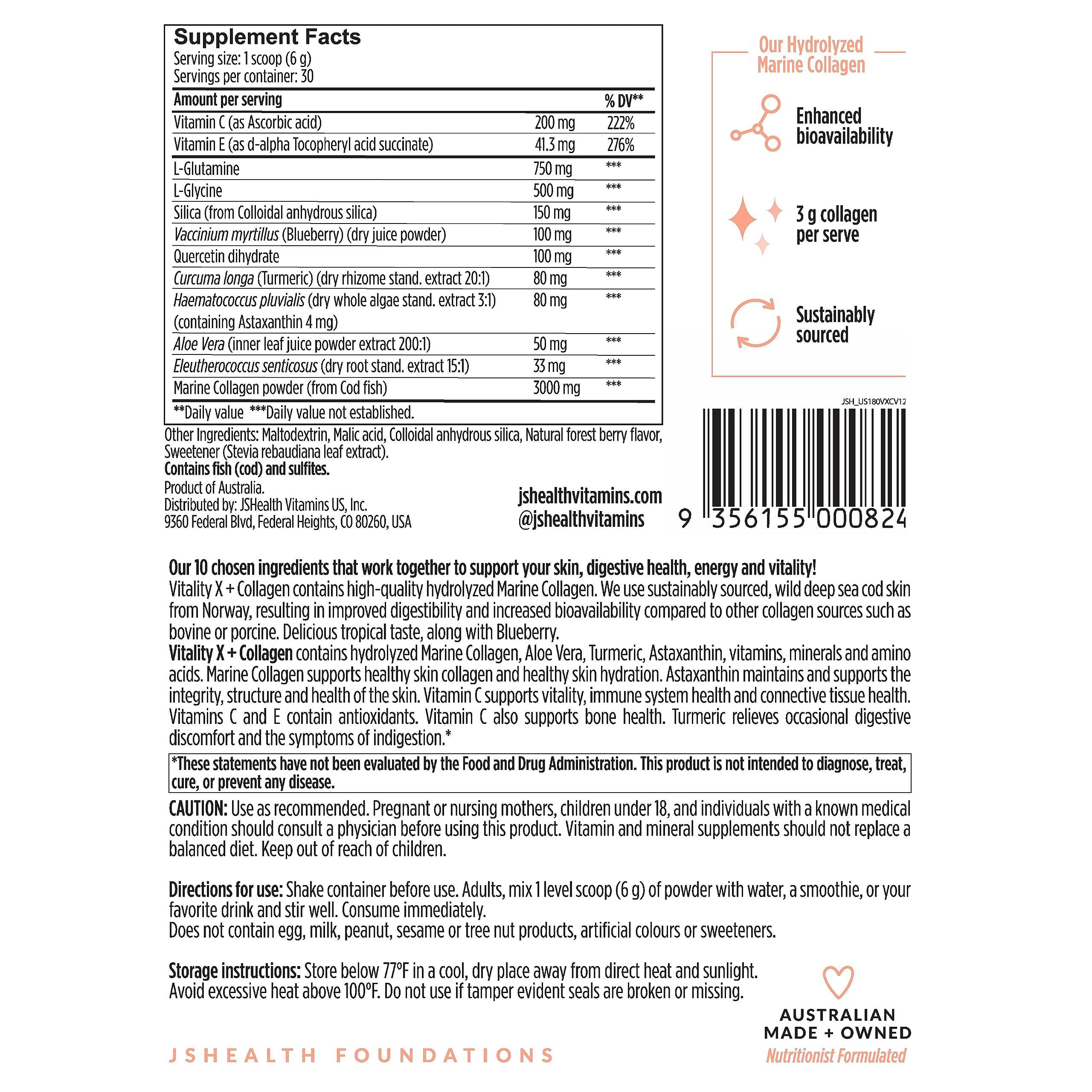 JSHealth JSHealth Vitamins Beauty Favorites Bundle - Includes Hair + Energy Hair Vitamins & Vitality X + Collagen Beauty Powder Supplement