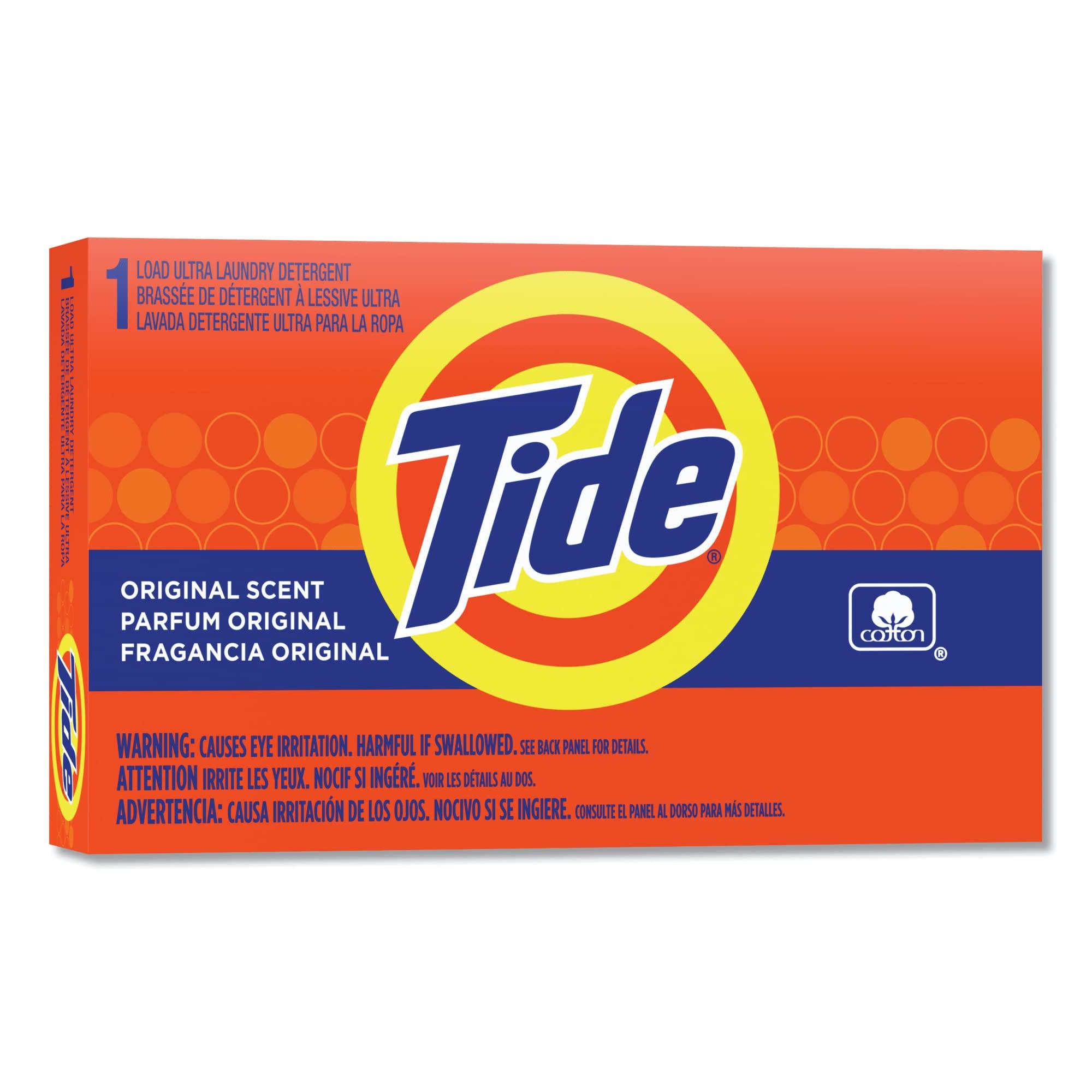 Tide Tide Powder Laundry Detergent Vending Box, 1.5 Oz, Pack Of 156 Boxes