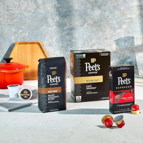 Peet's Coffee Peet\'s Coffee, Dark Roast Keurig K-Cup Pods - House Blend 88 Count (4 Boxes of 22 K-Cup Pods)