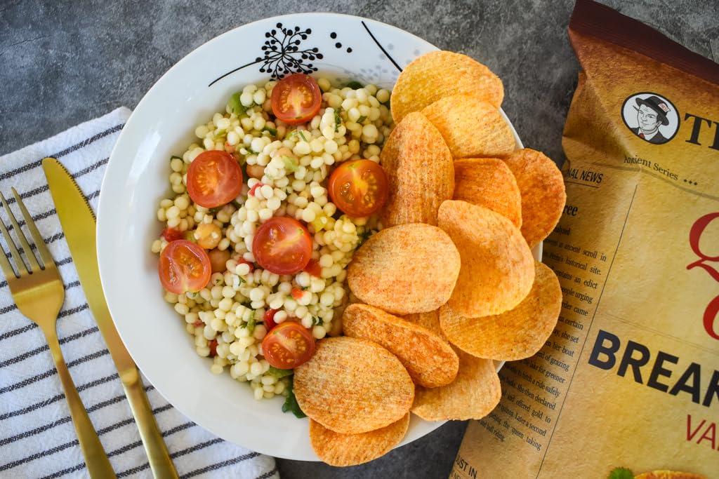 The Daily Crave The Daily Crave Bourbon BBQ Quinoa Chips Value Packs, 7 Ounces (Pack Of 6) Plant-Based, Gluten-Free, Non-Gmo, Kosher, Crunchy