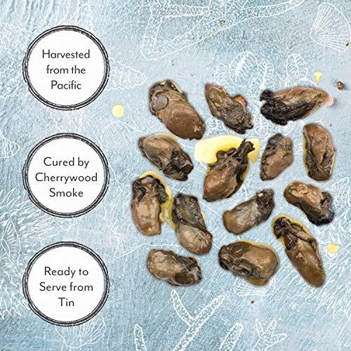 Roland Roland Foods Petite Premium Smoked Oysters in Oil, Wild Caught, 3 Ounce Tin, Pack of 10