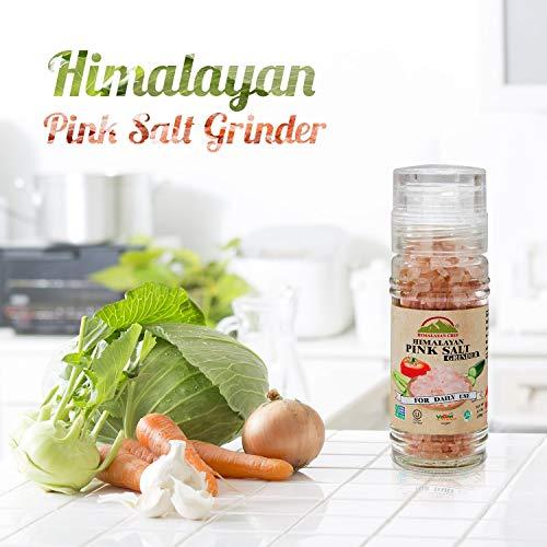 Himalayan Chef Himalayan Chef Pink Salt Refillable Grinder-Kosher & Natural Certified Himalayan Salt-Excellent Bath Salt 3.53 Oz Each - (Pack of 6)