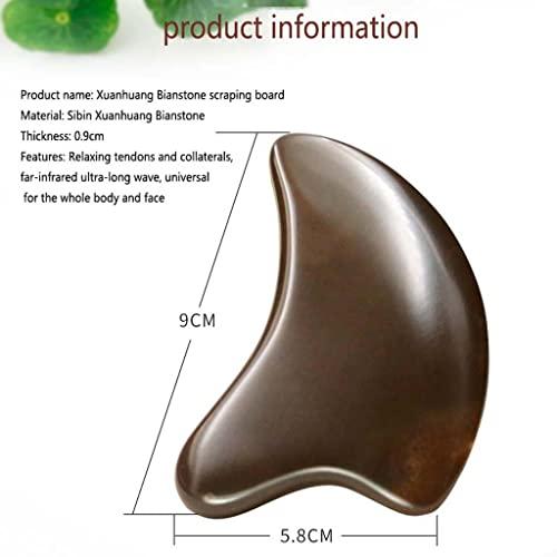 ZHAO SHOP Bian Stone Massage Stone| Gua Sha Massage Tools | Slimming Massager for Beauty Spa Skin Caring Neck Pain Relief