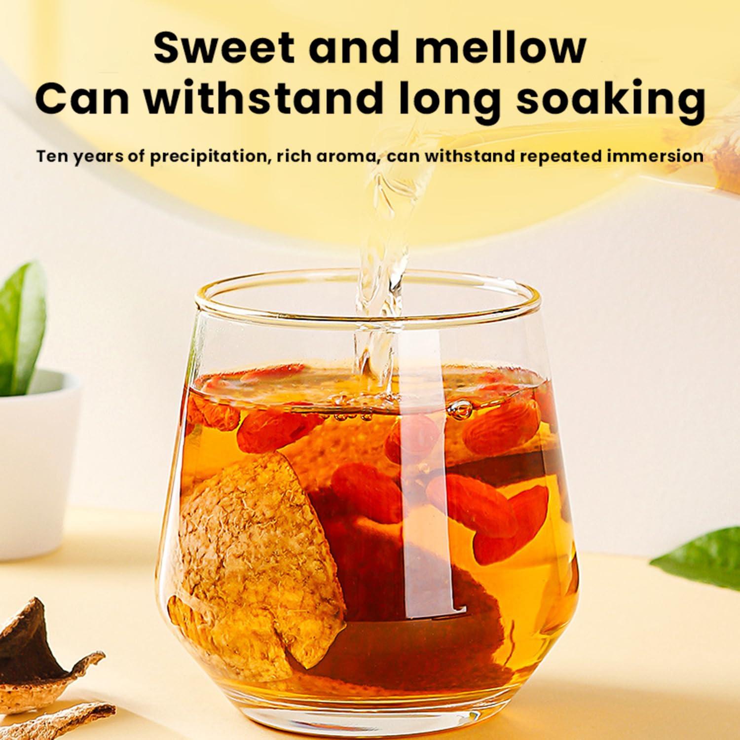 MIHUNTANG Dried Matured Mandarin Peel 3oz 10 Years Dried Citrus Peel Xinhui Tangerine or Orange Pi 85g