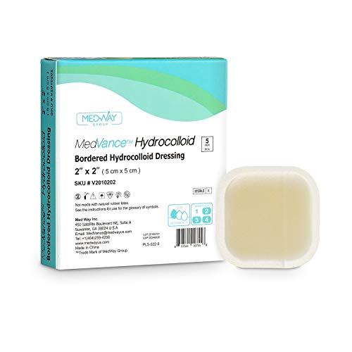 MedVance MedVance TM Hydrocolloid – Bordered Hydrocolloid Adhesive Dressing 2" X 2" Box of 5 DRESSINGS