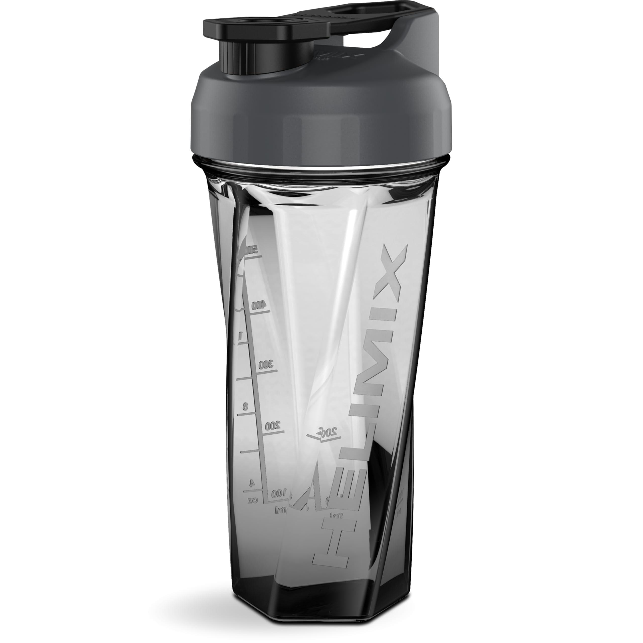 HELIMIX HELIMIX 2.0 Vortex Blender Shaker Bottle Holds upto 28oz | No Blending Ball or Whisk | USA Made | Portable Pre Workout Whey Protein Drink Shaker Cup | Mixes Cocktails Smoothies Shakes | Top Rack Safe