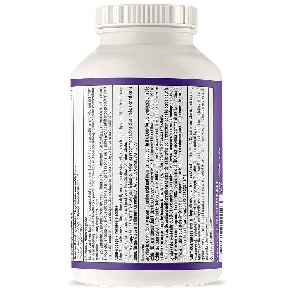 AOR AOR Arginine, 180 Count