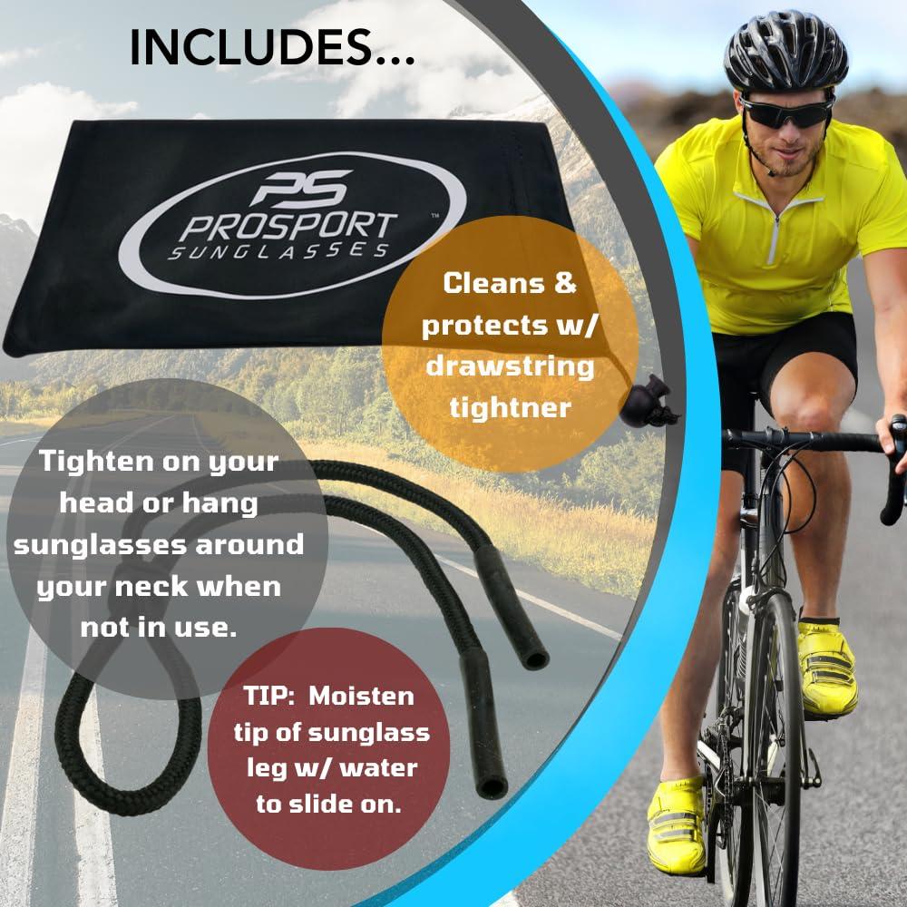 proSPORT proSPORT Polarized Bifocal Sunglass Readers Deep Sea Fishing Fisherman String Lanyard Sport Wrap UV400 Men Women Anti-Glare 1.50 2.00 2.50 c