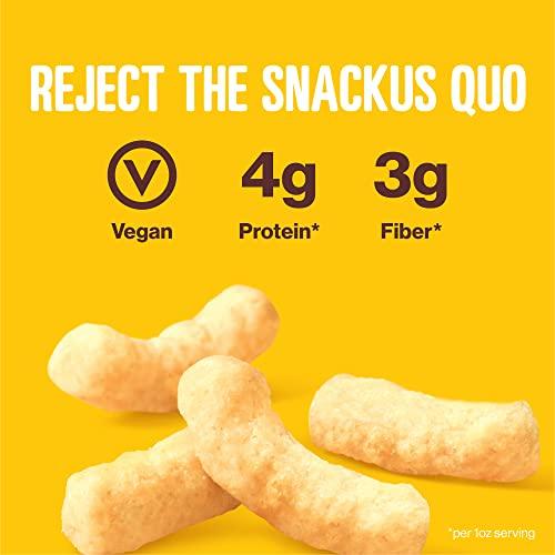 HIPPEAS Hippeas Chickpea Puffs, Vegan Nacho Vibes, 0.8 Ounce (Pack of 18), 3g Protein, 2g Fiber, Vegan, Gluten-Free, Crunchy, Plant Protein Snacks