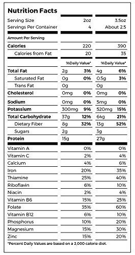 Chickapea Chickapea Organic Chickpea and Red Lentil Pasta - Gluten-Free, Vegan, Protein Packed Penne - 8 oz Each