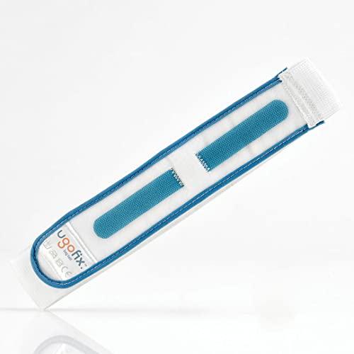 u go Ugo Fix Bag Strap (x3) – Urine Drainage Support Strap/Catheter Leg Bag Support Strap/Elastic Belt Bag Straps with Soft Elastic Fabric and Comfortable Silicone Grips (Pack of 3)