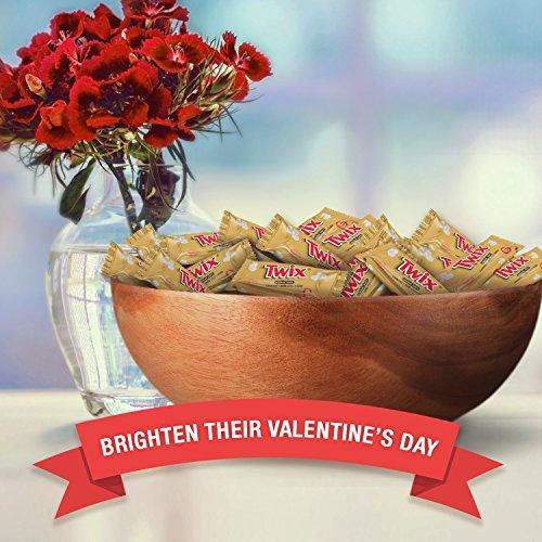 Twix Twix Valentine\'s Caramel Minis Size Chocolate Cookie Bar Candy 10.43-Ounce Bag, 10.43 ounce